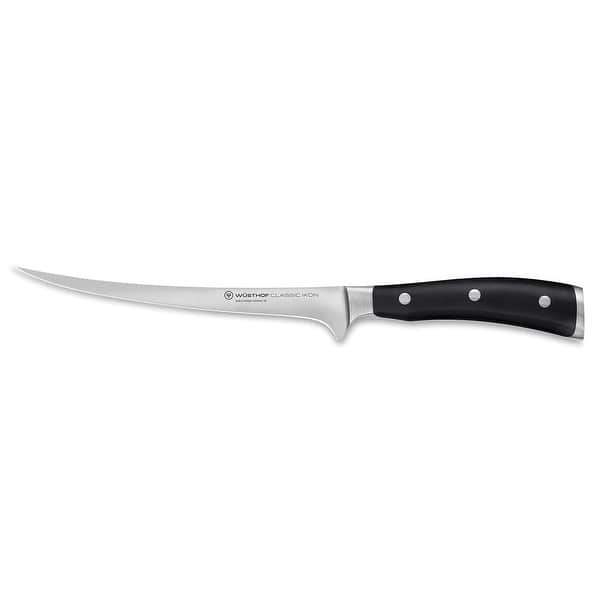 Classic IKON 7" Fillet Knife, High Carbon Stainless Steel, Black Bed